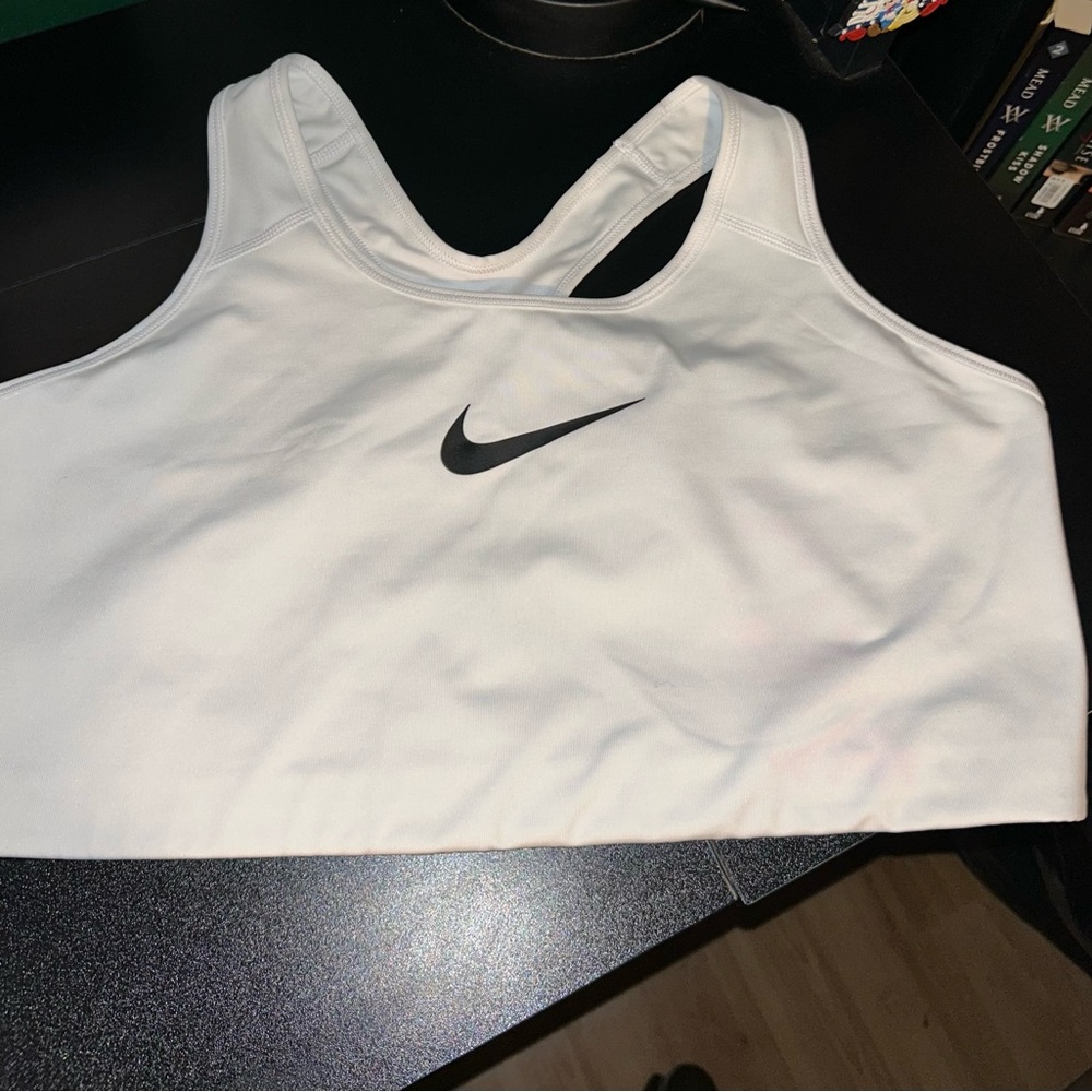 White Nike Sports Bra (2x)